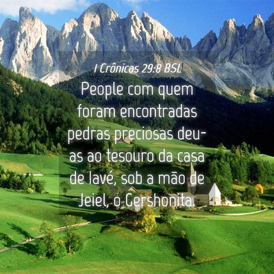 Picture 04 - 1 Crônicas 29:8 BSL - People com quem foram encontradas pedras - Bible Verse Picture