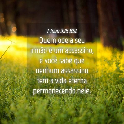 Picture 04 - 1 João 3:15 BSL - Quem odeia seu irmão é um assassino, e você - Bible Verse Picture