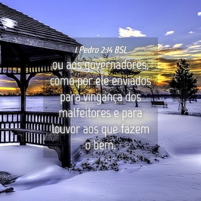 Picture 04 - 1 Pedro 2:14 BSL - ou aos governadores, como por ele enviados para - Bible Verse Picture