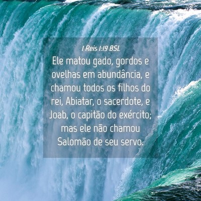 Picture 04 - 1 Reis 1:19 BSL - Ele matou gado, gordos e ovelhas em abundância, - Bible Verse Picture