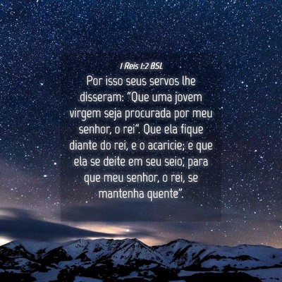Picture 04 - 1 Reis 1:2 BSL - Por isso seus servos lhe disseram: “Que uma - Bible Verse Picture