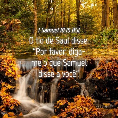 Picture 04 - 1 Samuel 10:15 BSL - O tio de Saul disse: “Por favor, diga-me o que - Bible Verse Picture
