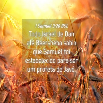 Picture 04 - 1 Samuel 3:20 BSL - Todo Israel de Dan até Beersheba sabia que - Bible Verse Picture
