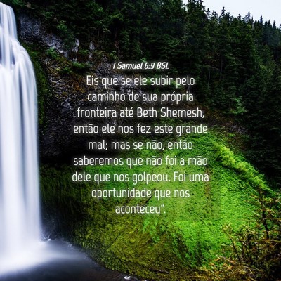 Picture 04 - 1 Samuel 6:9 BSL - Eis que se ele subir pelo caminho de sua própria - Bible Verse Picture