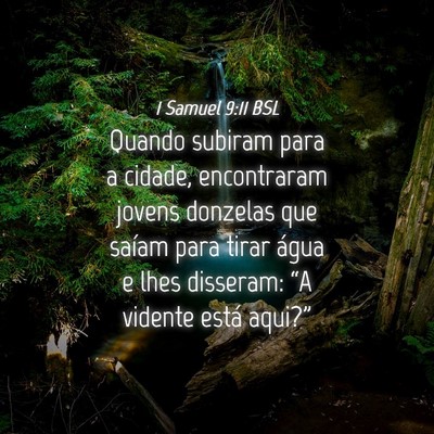 Picture 04 - 1 Samuel 9:11 BSL - Quando subiram para a cidade, encontraram jovens - Bible Verse Picture