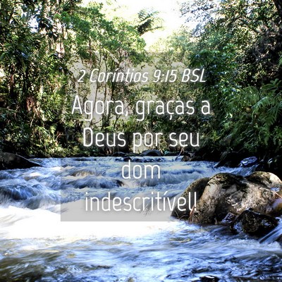 Picture 04 - 2 Coríntios 9:15 BSL - Agora, graças a Deus por seu dom - Bible Verse Picture