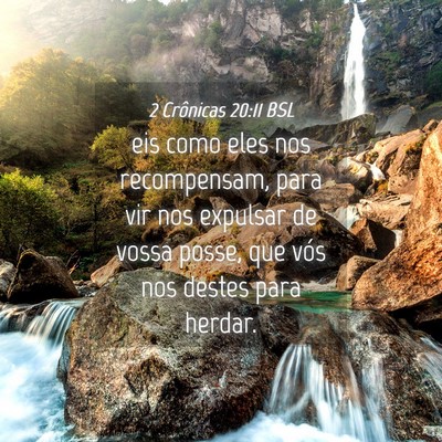 Picture 04 - 2 Crônicas 20:11 BSL - eis como eles nos recompensam, para vir nos - Bible Verse Picture