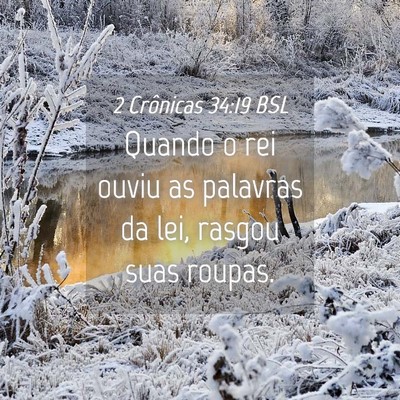 Picture 04 - 2 Crônicas 34:19 BSL - Quando o rei ouviu as palavras da lei, rasgou - Bible Verse Picture