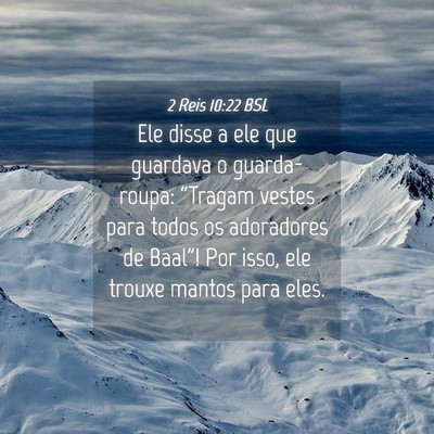Picture 04 - 2 Reis 10:22 BSL - Ele disse a ele que guardava o guarda-roupa: - Bible Verse Picture