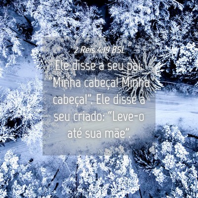 Picture 04 - 2 Reis 4:19 BSL - Ele disse a seu pai: “Minha cabeça! Minha - Bible Verse Picture
