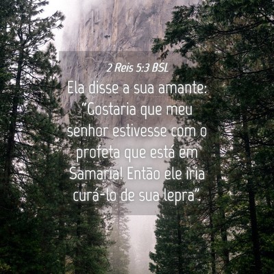 Picture 04 - 2 Reis 5:3 BSL - Ela disse a sua amante: “Gostaria que meu - Bible Verse Picture
