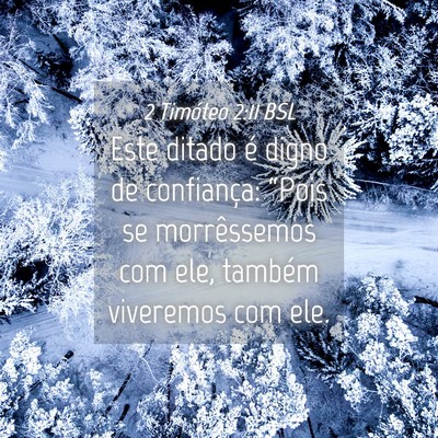 Picture 04 - 2 Timóteo 2:11 BSL - Este ditado é digno de confiança: “Pois se - Bible Verse Picture