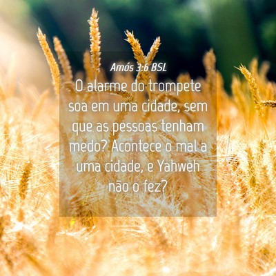 Picture 04 - Amós 3:6 BSL - O alarme do trompete soa em uma cidade, sem que - Bible Verse Picture