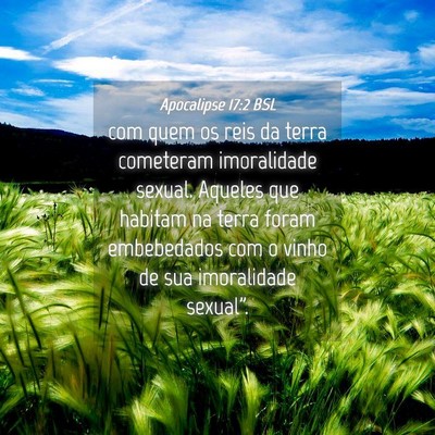 Picture 04 - Apocalipse 17:2 BSL - com quem os reis da terra cometeram imoralidade - Bible Verse Picture