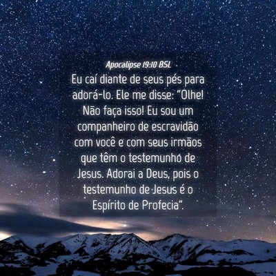 Picture 04 - Apocalipse 19:10 BSL - Eu caí diante de seus pés para adorá-lo. Ele - Bible Verse Picture