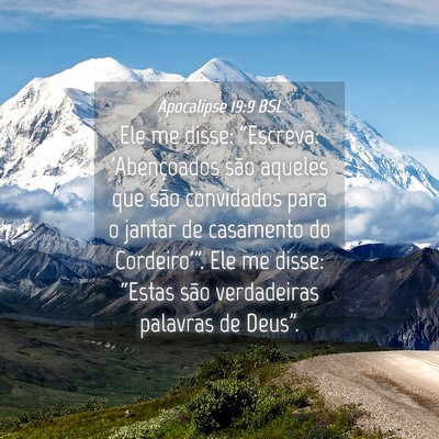 Picture 04 - Apocalipse 19:9 BSL - Ele me disse: “Escreva: 'Abençoados são - Bible Verse Picture