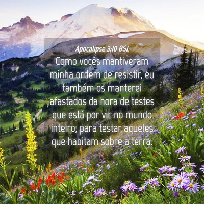 Picture 04 - Apocalipse 3:10 BSL - Como vocês mantiveram minha ordem de resistir, - Bible Verse Picture