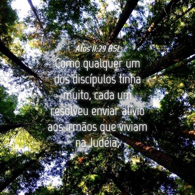 Picture 04 - Atos 11:29 BSL - Como qualquer um dos discípulos tinha muito, - Bible Verse Picture