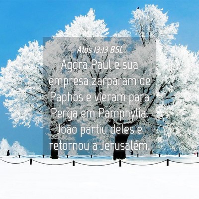 Picture 04 - Atos 13:13 BSL - Agora Paul e sua empresa zarparam de Paphos e - Bible Verse Picture