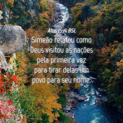 Picture 04 - Atos 15:14 BSL - Simeão relatou como Deus visitou as nações - Bible Verse Picture