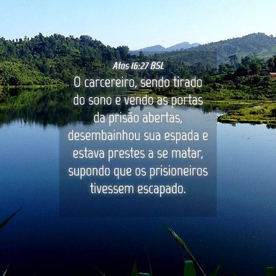 Picture 04 - Atos 16:27 BSL - O carcereiro, sendo tirado do sono e vendo as - Bible Verse Picture