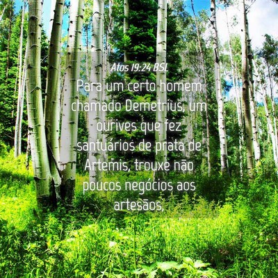 Picture 04 - Atos 19:24 BSL - Para um certo homem chamado Demetrius, um ourives - Bible Verse Picture