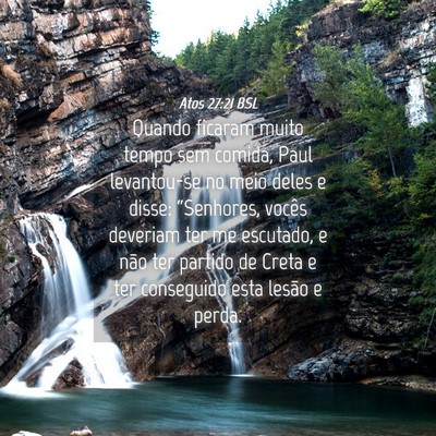 Picture 04 - Atos 27:21 BSL - Quando ficaram muito tempo sem comida, Paul - Bible Verse Picture