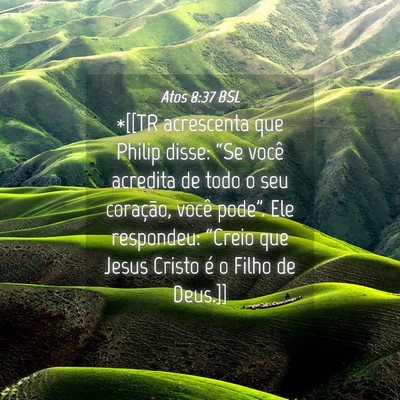 Picture 04 - Atos 8:37 BSL - *[[TR acrescenta que Philip disse: “Se você - Bible Verse Picture