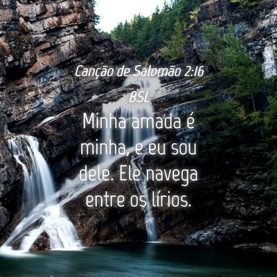 Picture 04 - Canção de Salomão 2:16 BSL - Minha amada é minha, e eu sou dele. Ele navega - Bible Verse Picture