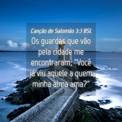 Picture 04 - Canção de Salomão 3:3 BSL - Os guardas que vão pela cidade me encontraram; - Bible Verse Picture