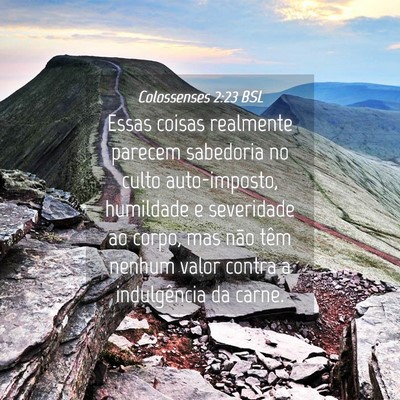Picture 04 - Colossenses 2:23 BSL - Essas coisas realmente parecem sabedoria no culto - Bible Verse Picture