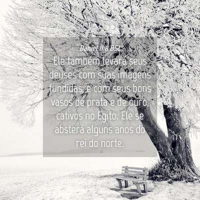Picture 04 - Daniel 11:8 BSL - Ele também levará seus deuses com suas imagens - Bible Verse Picture