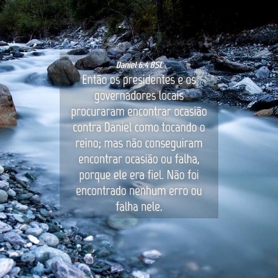 Picture 04 - Daniel 6:4 BSL - Então os presidentes e os governadores locais - Bible Verse Picture