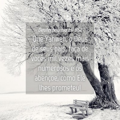 Picture 04 - Deuteronômio 1:11 BSL - Que Yahweh, o Deus de seus pais, faça de vocês - Bible Verse Picture