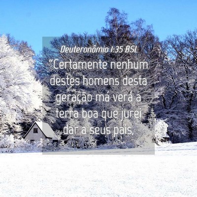 Picture 04 - Deuteronômio 1:35 BSL - “Certamente nenhum destes homens desta - Bible Verse Picture