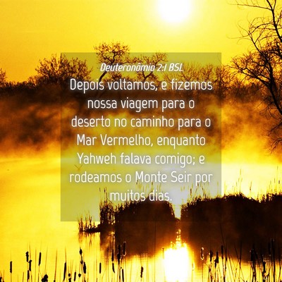 Picture 04 - Deuteronômio 2:1 BSL - Depois voltamos, e fizemos nossa viagem para o - Bible Verse Picture