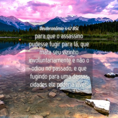Picture 04 - Deuteronômio 4:42 BSL - para que o assassino pudesse fugir para lá, que - Bible Verse Picture