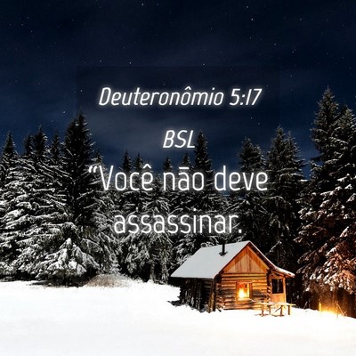 Picture 04 - Deuteronômio 5:17 BSL - “Você não deve - Bible Verse Picture