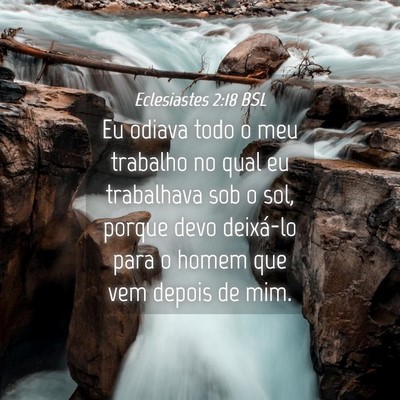Picture 04 - Eclesiastes 2:18 BSL - Eu odiava todo o meu trabalho no qual eu - Bible Verse Picture