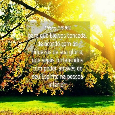 Picture 04 - Efésios 3:16 BSL - para que Ele vos conceda, de acordo com as - Bible Verse Picture