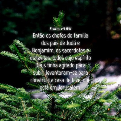 Picture 04 - Esdras 1:5 BSL - Então os chefes de família dos pais de Judá e - Bible Verse Picture