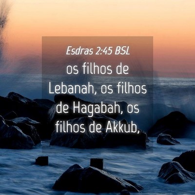 Picture 04 - Esdras 2:45 BSL - os filhos de Lebanah, os filhos de Hagabah, os - Bible Verse Picture