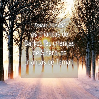 Picture 04 - Esdras 2:53 BSL - as crianças de Barkos, as crianças de Sisera, - Bible Verse Picture