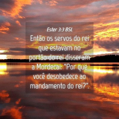 Picture 04 - Ester 3:3 BSL - Então os servos do rei que estavam no portão do - Bible Verse Picture