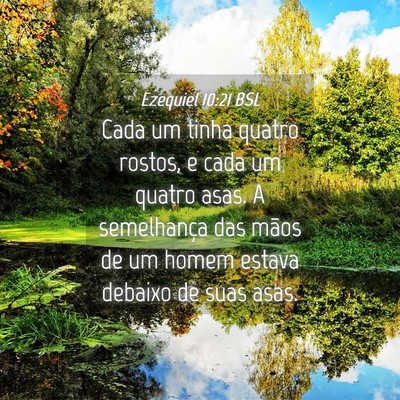 Picture 04 - Ezequiel 10:21 BSL - Cada um tinha quatro rostos, e cada um quatro - Bible Verse Picture