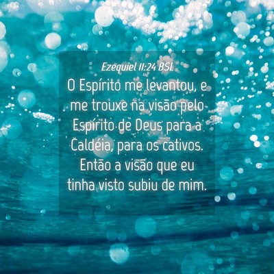 Picture 04 - Ezequiel 11:24 BSL - O Espírito me levantou, e me trouxe na visão - Bible Verse Picture