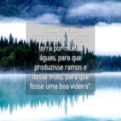Picture 04 - Ezequiel 17:8 BSL - Foi plantada em boa terra por muitas águas, para - Bible Verse Picture