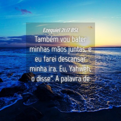 Picture 04 - Ezequiel 21:17 BSL - Também vou bater minhas mãos juntas, e eu farei - Bible Verse Picture