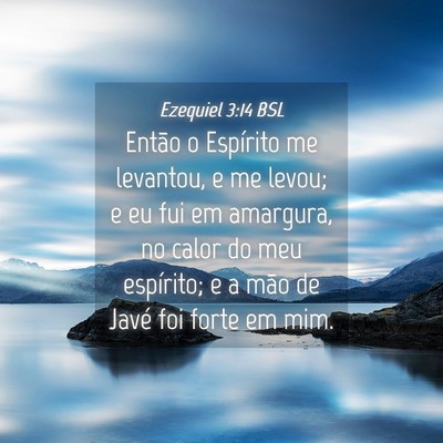 Picture 04 - Ezequiel 3:14 BSL - Então o Espírito me levantou, e me levou; e eu - Bible Verse Picture
