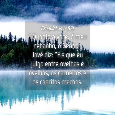 Picture 04 - Ezequiel 34:17 BSL - “ Quanto a você, ó meu rebanho, o Senhor - Bible Verse Picture